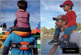 Hands-Free Shoulder Carrier with Ankle Straps and Cushioned Hip Seat - Pepmybaby