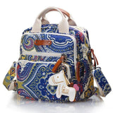 Multi functional Canvas Shoulder Diaper Bag - Pepmybaby