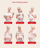 6 in 1 Ergonomic Hip Seat Baby Carrier - Pepmybaby