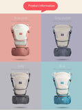 Premium 6 in 1 Ergonomic Sling - Baby Carrier & Hip Seat - Pepmybaby