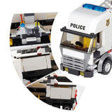 511Pcs Model City Police Station & Truck Building Blocks Educational Toy - Pepmybaby