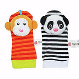 Baby Rattle Toys Wrist Rattle & Foot Socks - Pepmybaby