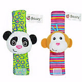 Baby Rattle Toys Wrist Rattle & Foot Socks - Pepmybaby