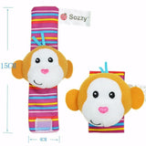 Baby Rattle Toys Wrist Rattle & Foot Socks - Pepmybaby