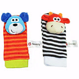 Baby Rattle Toys Wrist Rattle & Foot Socks - Pepmybaby