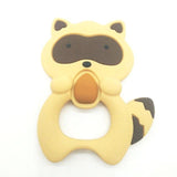 Silicone Baby Teething Toy - Raccoon Teether.  Baby Teething Soother - Teething Baby Gifts - Pepmybaby