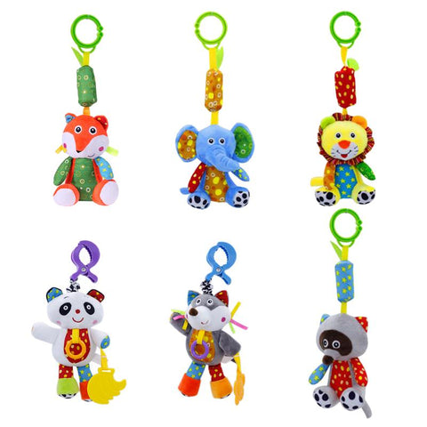 Baby Stroller Toys - Hanging Soft Toys for Prams, Strollers & Push Chairs - Pepmybaby