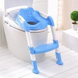 Toilet Training Foldable Seat with Sturdy Non-Slip and Adjustable Ladder Step - Pepmybaby