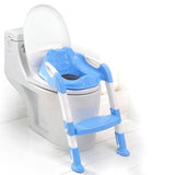 Toilet Training Foldable Seat with Sturdy Non-Slip and Adjustable Ladder Step - Pepmybaby
