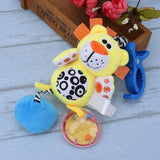 Rattles Toys Cotton Stroller Pram Crib Hanging Soft Plush Animal Clip Baby Crib Bed Hanging Bells Toys - Pepmybaby