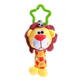 Rattles Toys Cotton Stroller Pram Crib Hanging Soft Plush Animal Clip Baby Crib Bed Hanging Bells Toys - Pepmybaby