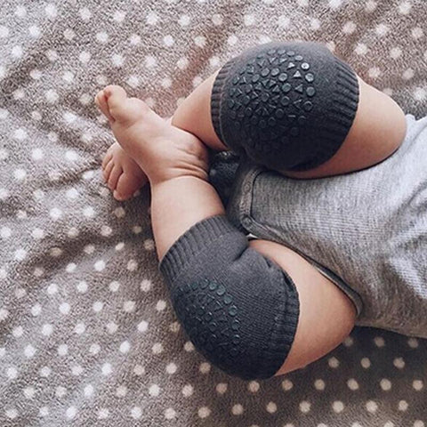 5 Pairs of Baby Knee Protectors for Crawling Babies. Soft and Anti Slip Knee Pads - Pepmybaby
