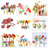 Baby Toddler Animal Spiral Rattles Bed & Stroller Toys - Pepmybaby