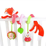 Baby Toddler Animal Spiral Rattles Bed & Stroller Toys - Pepmybaby