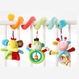 Baby Toddler Animal Spiral Rattles Bed & Stroller Toys - Pepmybaby