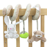 Baby Toddler Animal Spiral Rattles Bed & Stroller Toys - Pepmybaby