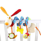 Baby Toddler Animal Spiral Rattles Bed & Stroller Toys - Pepmybaby