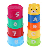 Stack Up Tower Cups - Baby Developmental & Bath Time Toy - Pepmybaby