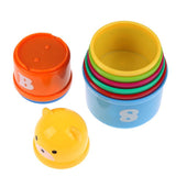 Stack Up Tower Cups - Baby Developmental & Bath Time Toy - Pepmybaby