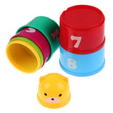 Stack Up Tower Cups - Baby Developmental & Bath Time Toy - Pepmybaby