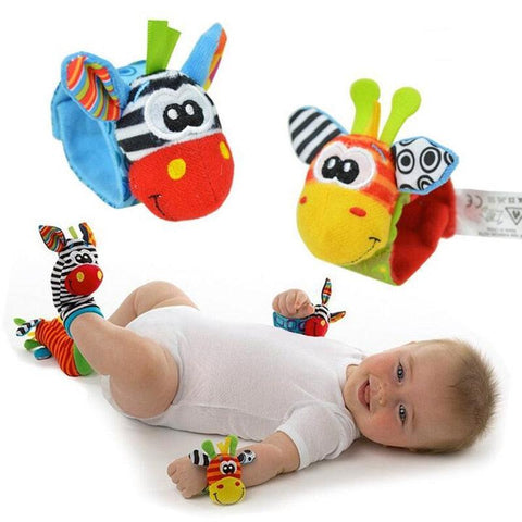 Baby Rattle Toys Wrist Rattle & Foot Socks - Pepmybaby