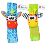Baby Rattle Toys Wrist Rattle & Foot Socks - Pepmybaby