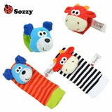 Baby Rattle Toys Wrist Rattle & Foot Socks - Pepmybaby