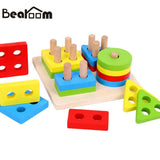 Early Education Wooden Puzzle. Montessori Toys to Improve Cognitive & Sensory Skills - Pepmybaby